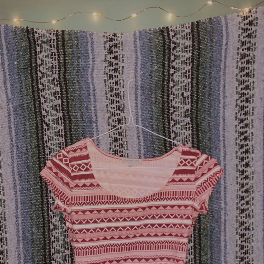 Cropped Burgundy T-Shirt